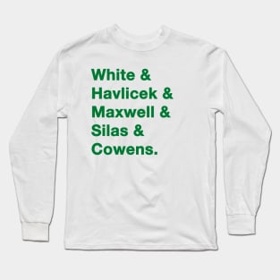 70's Boston Celtics Long Sleeve T-Shirt